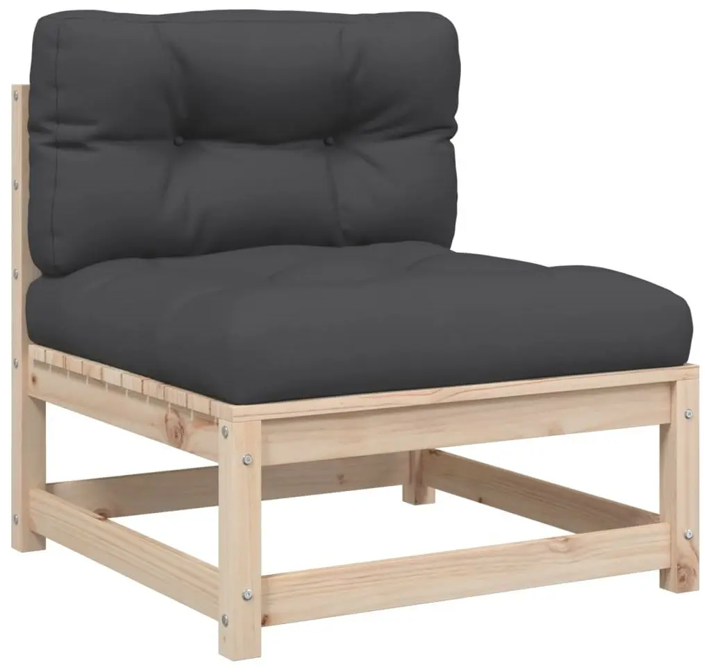 Set mobilier de gradina VidaXL 3299556 (Natural/Anthracite)