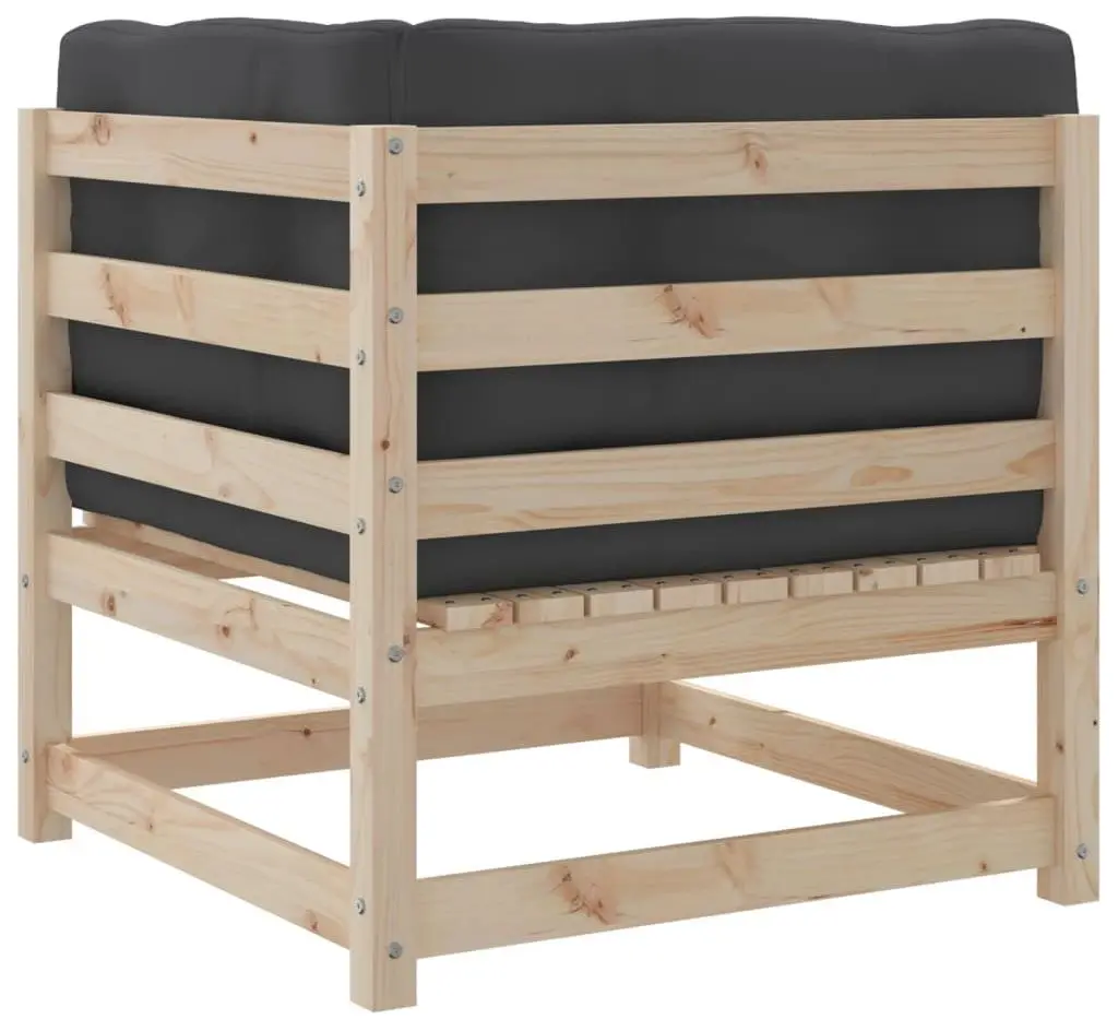 Set mobilier de gradina VidaXL 3299556 (Natural/Anthracite)