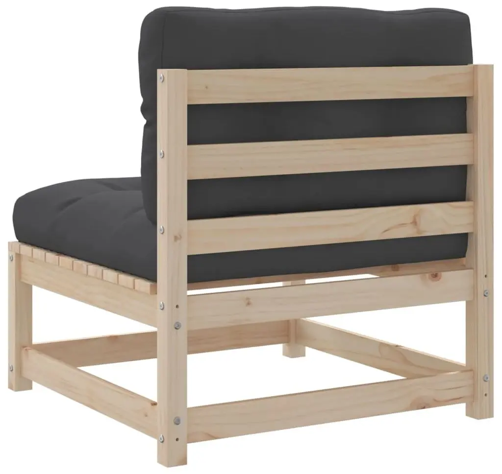 Set mobilier de gradina VidaXL 3299556 (Natural/Anthracite)