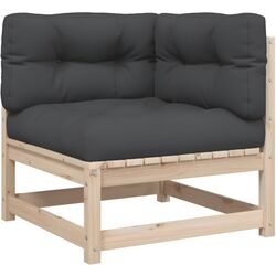 Set mobilier de grădină VidaXL 3299585 (Natural/Anthracite) Thumb