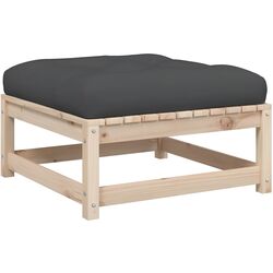 Set mobilier de grădină VidaXL 3299585 (Natural/Anthracite) Thumb