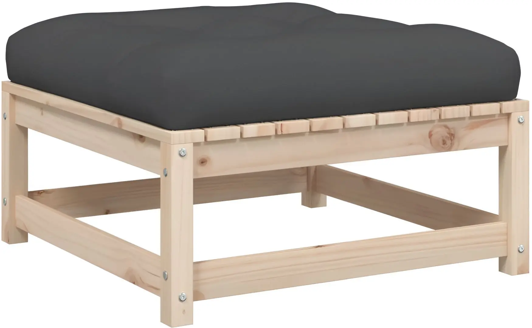 Set mobilier de grădină VidaXL 3299585 (Natural/Anthracite)