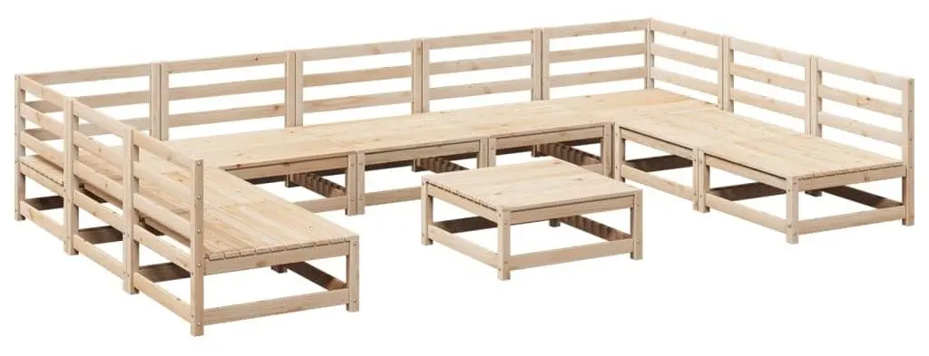Set mobilier de gradina VidaXL 3299592 (Natural)