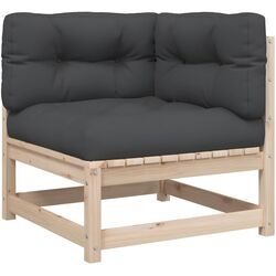 Set mobilier de grădină VidaXL 3299596 (Natural/Anthracite) Thumb