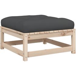 Set mobilier de grădină VidaXL 3299596 (Natural/Anthracite) Thumb