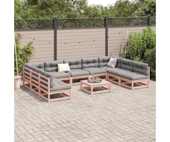 Set mobilier de gradina VidaXL 3299598 (Natural/Grey)