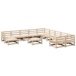 Set mobilier de gradina VidaXL 3299651 (Natural) Thumb