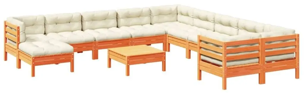 Set mobilier de gradina VidaXL 3299655 (Brown/Cream)