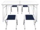 Set mobilier de gradina VidaXL 41328 (Dark Blue/Silver)