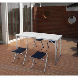 Set mobilier de gradina VidaXL 41328 (Dark Blue/Silver)