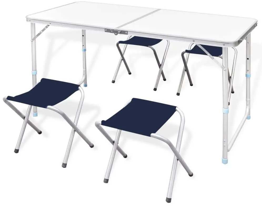 Set mobilier de gradina VidaXL 41328 (Dark Blue/Silver)