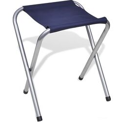 Set mobilier de gradina VidaXL 41329 (White/Blue) Thumb