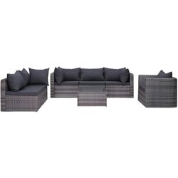 Set mobilier de grădină vidaXL 44158 (Grey) Thumb
