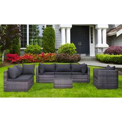 Set mobilier de grădină vidaXL 44158 (Grey)