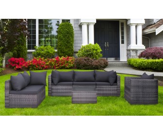 Set mobilier de grădină vidaXL 44158 (Grey)