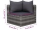 Set mobilier de grădină vidaXL 44158 (Grey)