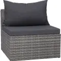 Set mobilier de grădină vidaXL 44158 (Grey) - 6