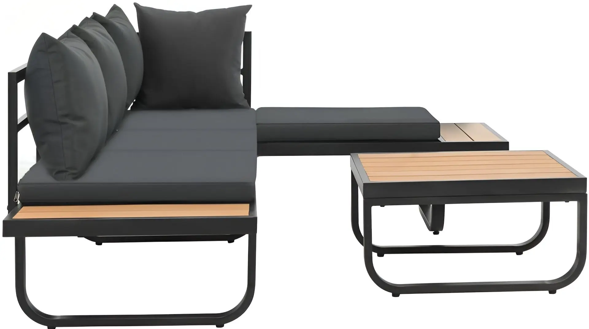 Комплект садовой мебели vidaXL 44704 (Black)