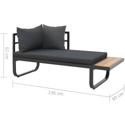 Комплект садовой мебели vidaXL 44704 (Black) Thumb