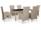 Set mobilier de gradina VidaXL 46040 (Beige/White)