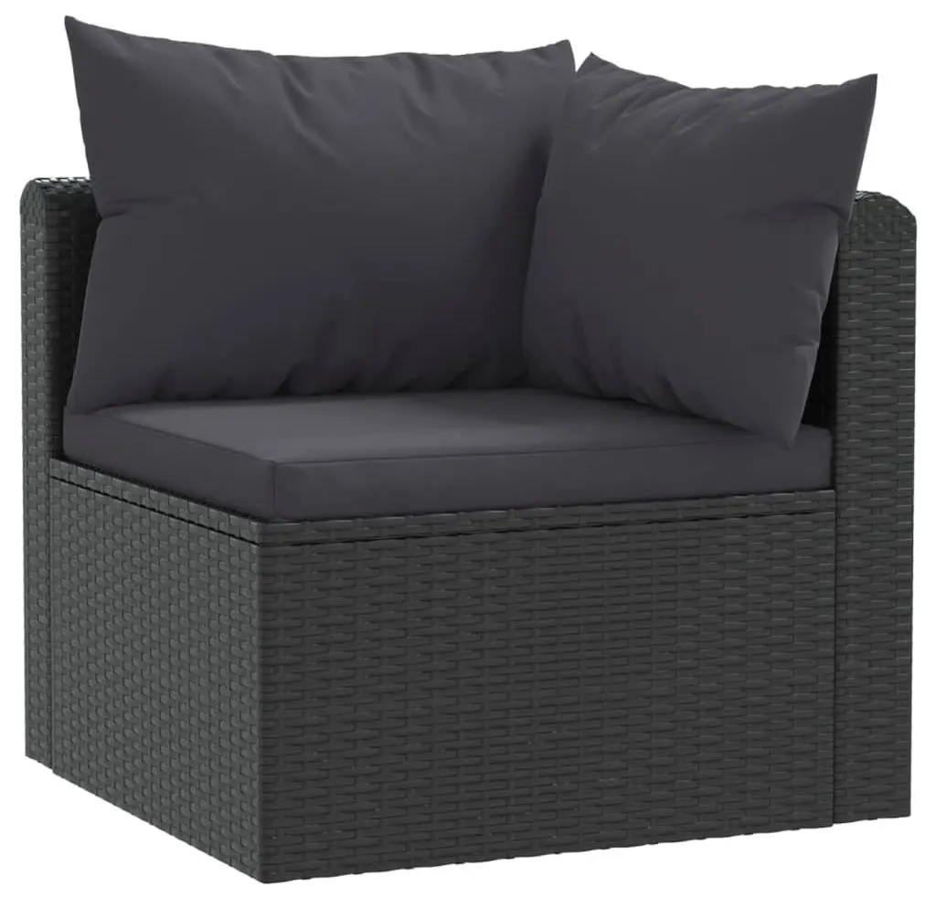 Set mobilier de gradina VidaXL 46552 (Black) - 3