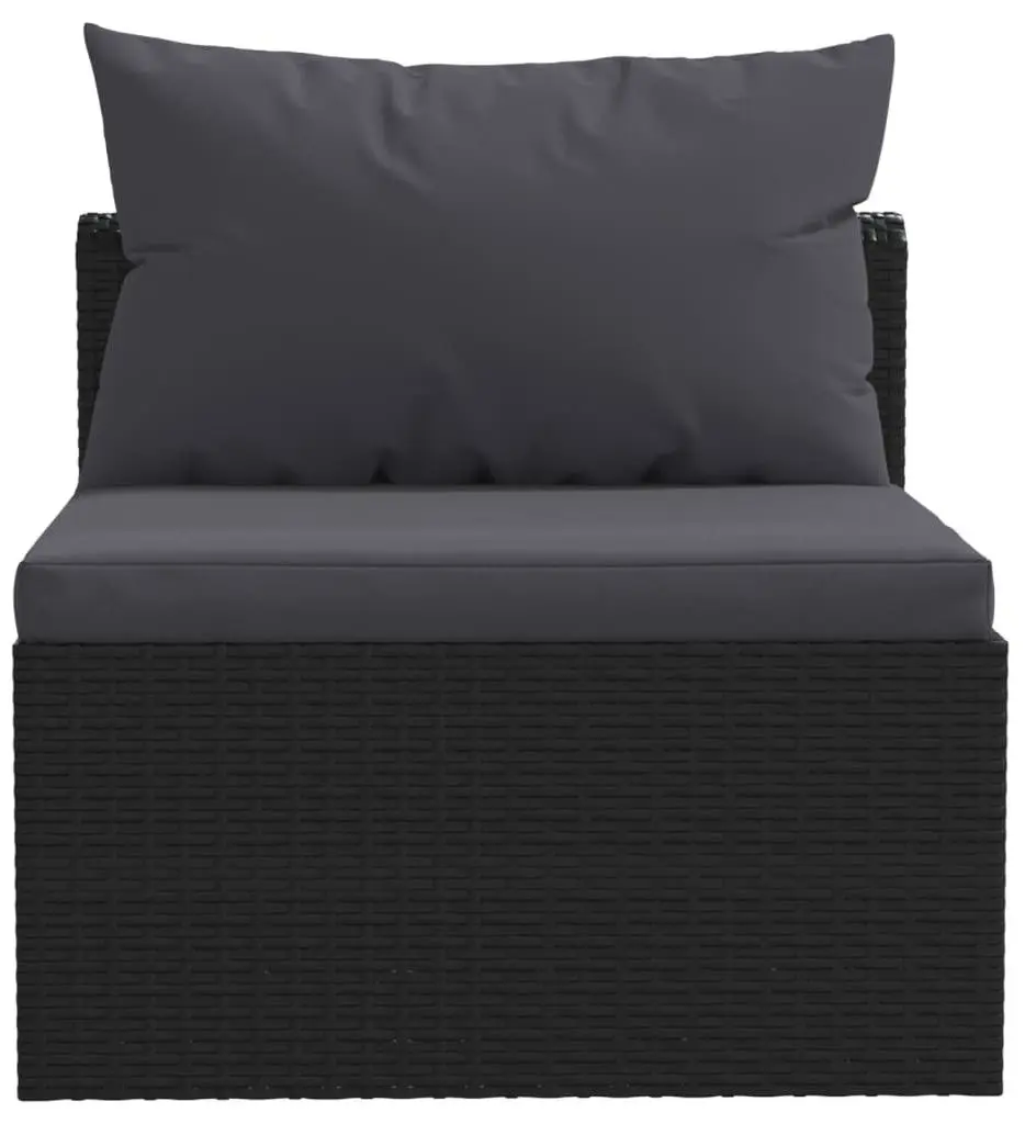 Set mobilier de gradina VidaXL 46552 (Black) - 7