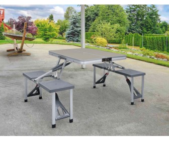 Set mobilier de gradina VidaXL 47686 (Grey)