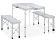 Set mobilier de gradina VidaXL 48181 (White/Silver)