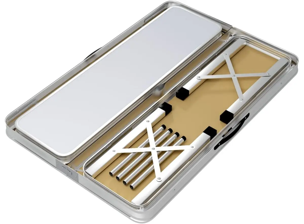 Set mobilier de gradina VidaXL 48181 (White/Silver)