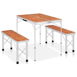 Комплект садовой мебели VidaXL 48182 (Brown/Silver) Thumb