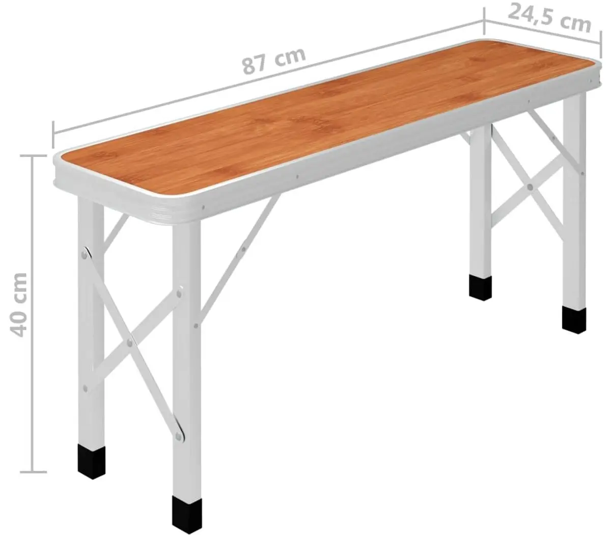 Комплект садовой мебели VidaXL 48182 (Brown/Silver) - 9