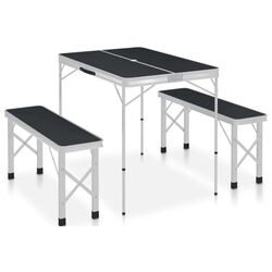 Комплект садовой мебели VidaXL 48183 (Grey/Silver) Thumb