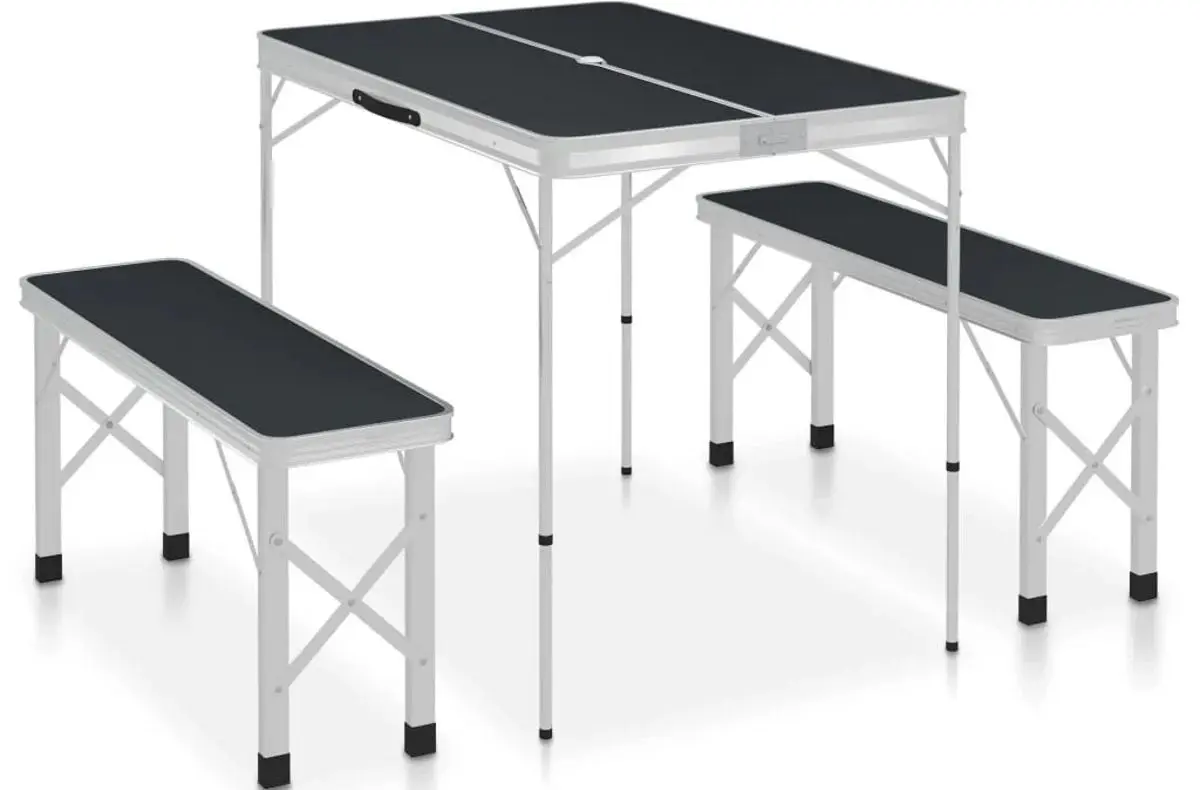 Комплект садовой мебели VidaXL 48183 (Grey/Silver) - 2
