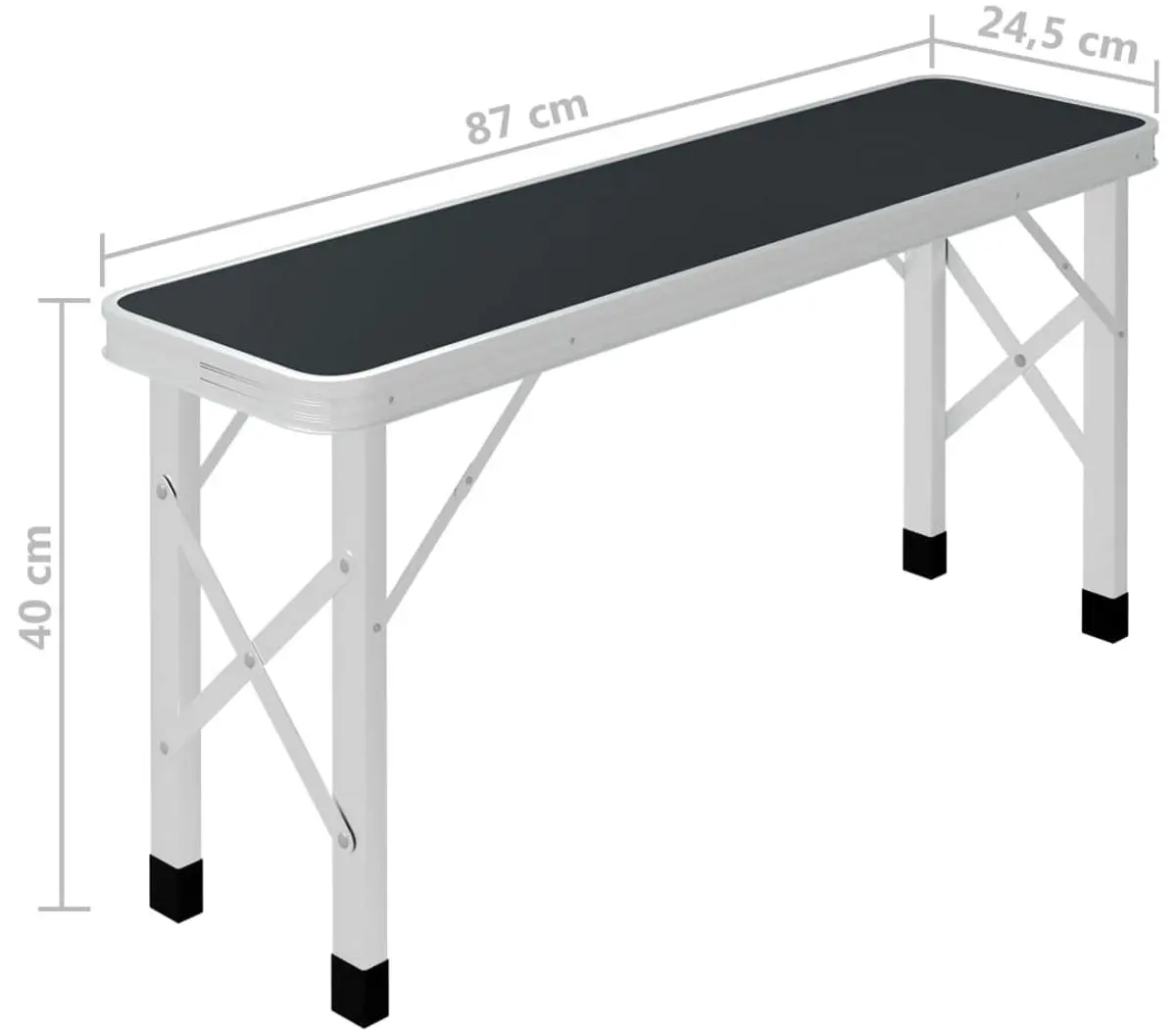 Комплект садовой мебели VidaXL 48183 (Grey/Silver) - 9