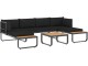 Set mobilier de grădină VidaXL 48654 (Dark Grey/Brown)