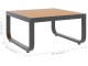 Set mobilier de grădină VidaXL 48654 (Dark Grey/Brown)