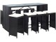 Set mobilier de grădină VidaXL 49569 (Black)