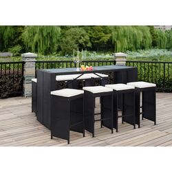 Set mobilier de grădină VidaXL 49569 (Black)