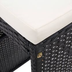 Комплект садовой мебели VidaXL 49569 (Black) Thumb