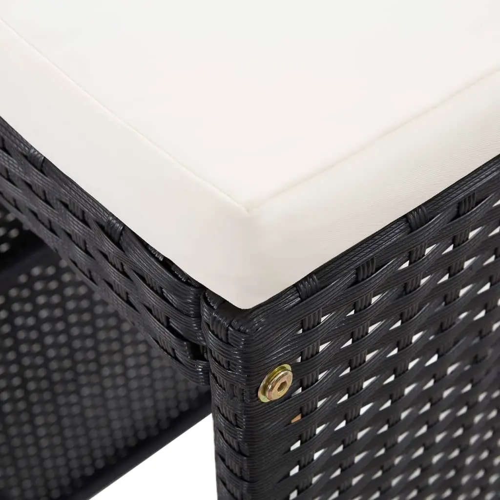 Комплект садовой мебели VidaXL 49569 (Black)