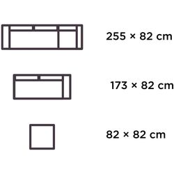 Set mobilier de gradina Villager Avila 67204 (Gray/Wood) Thumb