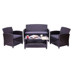Set mobilier de gradina Villager Liria (Black) Thumb