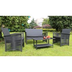 Set mobilier de gradina Villager Malaga Garden (Black) Thumb