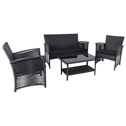 Set mobilier de gradina Villager Malaga Garden (Black)