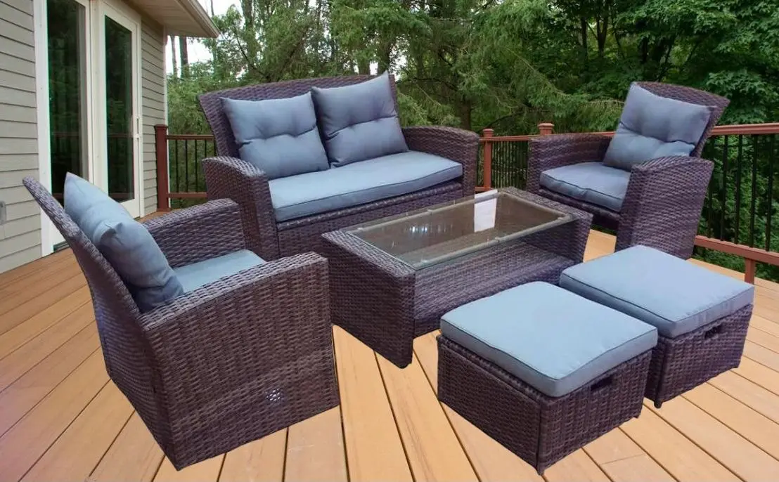 Set mobilier de gradina Villager Palawan (Brown)