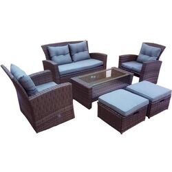 Set mobilier de gradina Villager Palawan (Brown) Thumb