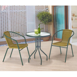 Set mobilier de gradina Waltz Bistro F1086 (Brown)