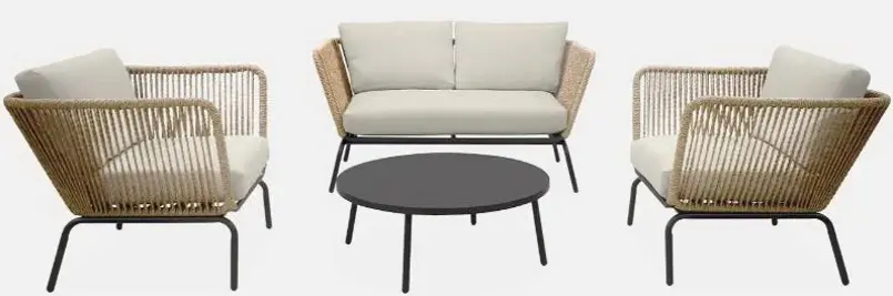 Комплект садовой мебели Waltz Bordeaux F3314 (Beige) - 2