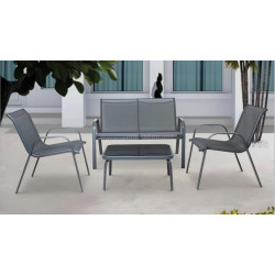 Set mobilier de gradina Waltz Lille F1052KD (Grey)