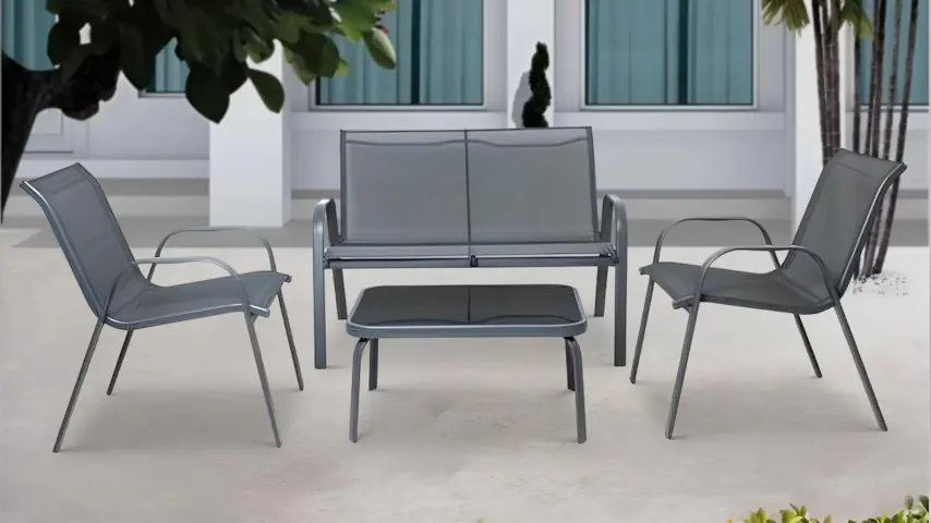 Set mobilier de gradina Waltz Lille F1052KD (Grey)